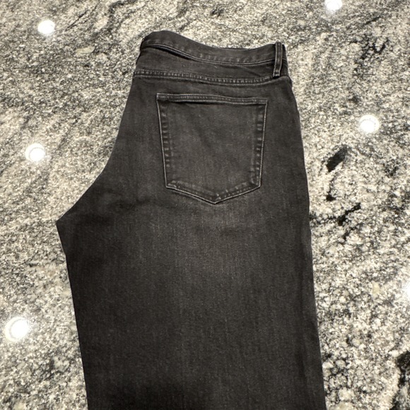 Proper Cloth Jeans Mens 36x35 Black Denim‎ Jeans Great Shape #998 - Picture 13 of 14